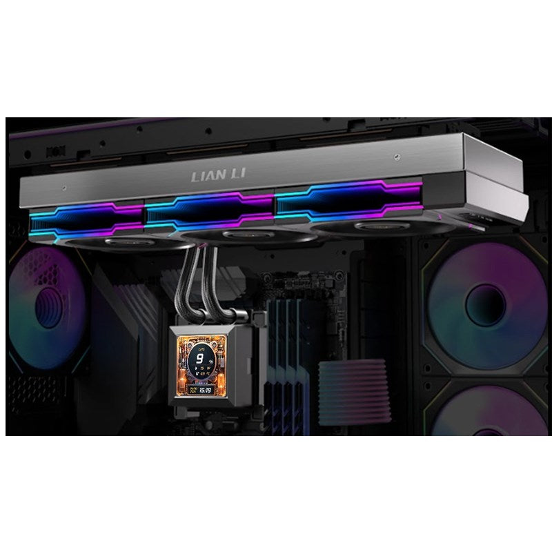LIAN LI Hydro-Shift LCD 360 TL Liquid CPU Cooler - Black LIAN LI Hydro-Shift LCD 360 TL Liquid CPU Cooler - Black